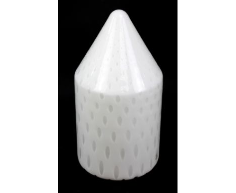 MURANO; a Vetri opaque glass lamp, height 37cm.