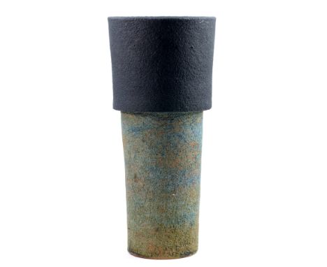 SOTIS FILIPPIDES (born 1963); a tall stoneware vase with textured surface, impressed mark, height 46cm. (D)Provenance: Purcha