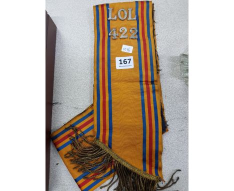 OLD ORANGE ORDER SASH