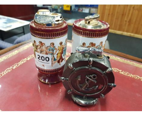 3 COLLECTABLE VINTAGE LIGHTERS 
