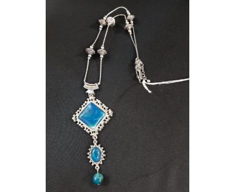 VINTAGE AZTEC STYLE NECKLACE 