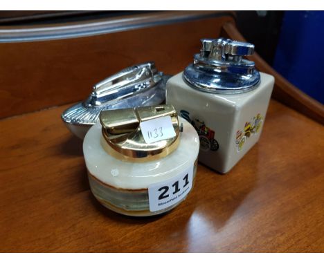 3 COLLECTABLE VINTAGE LIGHTERS 