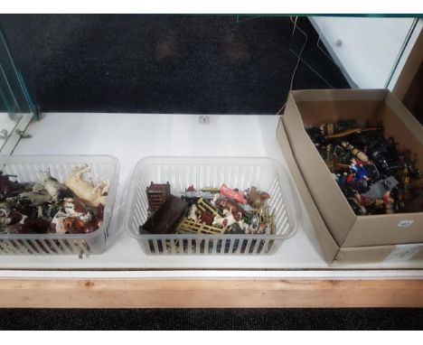 3 BOXES OF LEAD FIGURES