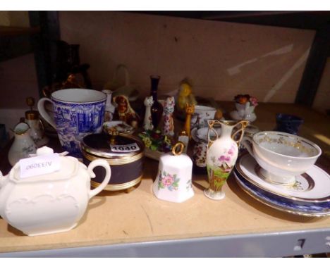 Quantity of mixed ceramics including Victorian Copeland late Spode. Not available for in-house P&amp;P 