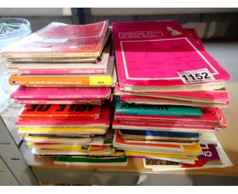 Quantity of Ordnance Survey maps. Not available for in-house P&amp;P 