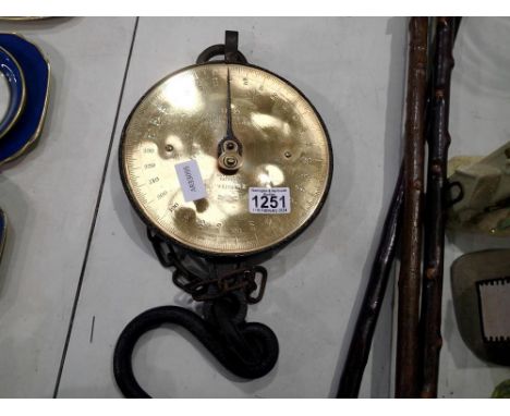 Salter No.20 spring balance scales. Not available for in-house P&amp;P 