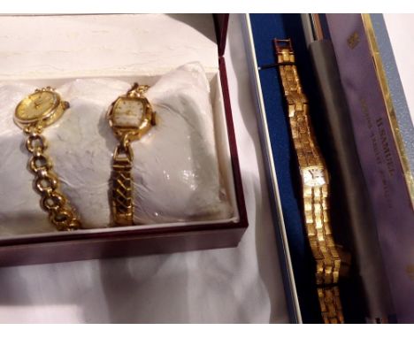 Rotary ladies wristwatch, boxed, and an Oris example and another. UK P&amp;P Group 1 (£16+VAT for the first lot and £2+VAT fo