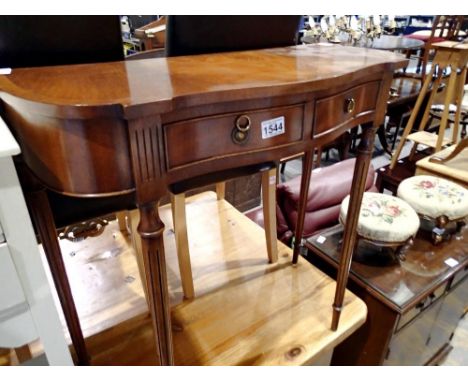 Mahogany console table. Not available for in-house P&amp;P 