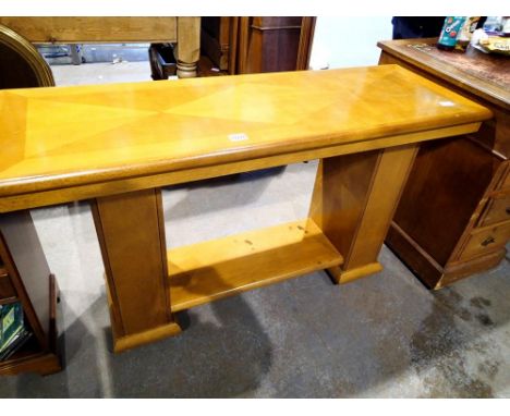 Twin pedestal console table, 75 x 45 x 80 cm H. Not available for in-house P&amp;P 