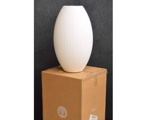 Herman Miller Nelson cigar bubble lamp medium lotus shade, new/old stock, boxed  ** See for reference -&nbsp;https://www.herm