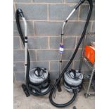 2x numatic 'Nuvac' vacuum cleaners