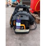 McCulloch petrol powered backpack leaf blower YOM 2019