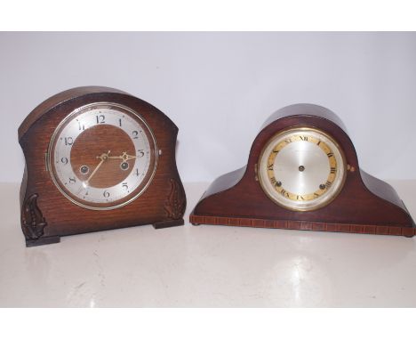 1930s mantle clocks together with a Preston's of Bolton mantle clock, 1 A/F