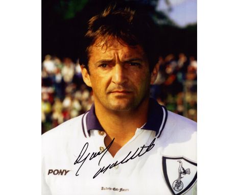 Football Gary Mabbutt signed 10x8 inch colour photo pictured while playing for Tottenham Hotspur. Good condition. All autogra