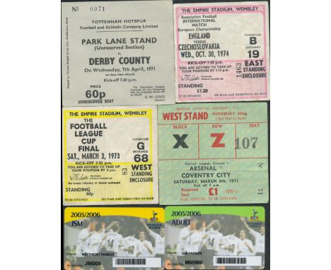 Football Match Tickets (used) Collection of approx. 50, includes 2 x Members Club Cards 2005/2006, Arsenal v Coventry City 19