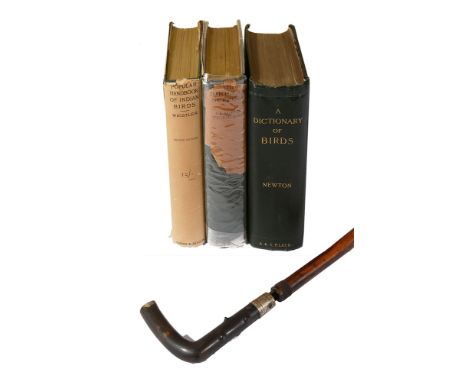 A 7mm. single shot walking stick shotgun c.1900unsigned, probably French 29.5" cane covered barrel, twist and pull action, an