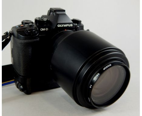 An Olympus OM-D EMI camera, with a digital 75-300mm lens.