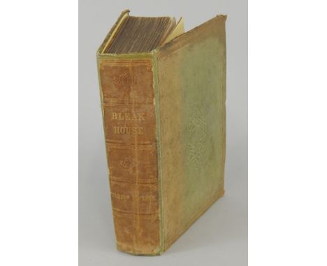 A first edition copy of Charles Dickens Bleak House, published by Bradbury & Evans, 1853 (AF)