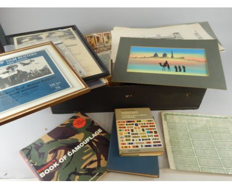 Miscellaneous items, to include trade cards, prints, Rio de Janeiro Reproduction Tramways poster, Chinese Government bond etc