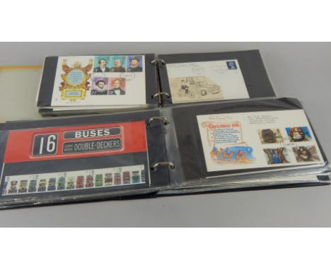 Various first day covers, two albums
