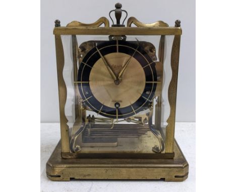 A mid 20th century Schatz & sohne 8 day mantle clock, the three train movement striking on eight rodsLocation LWBIf there is 