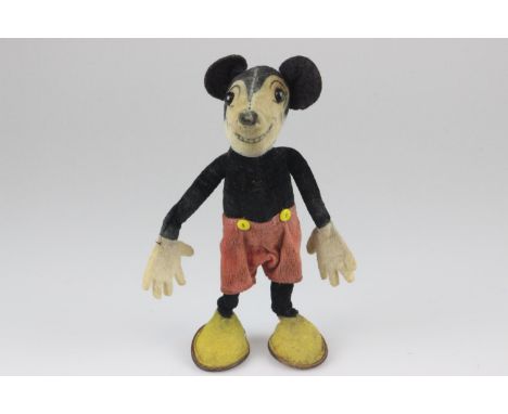 1930s Mickey Mouse 6" Deans Rag Doll - Patent Dispute. Scarce, and very early Mickey Mouse Doll by Deans Rag Book Co (Rye, Su