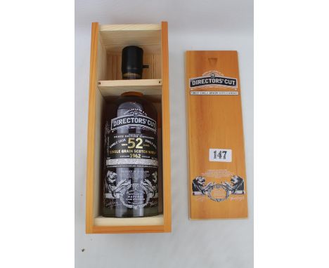 North British 1962 52 Year Old Cask Single Grain Scotch Whisky.  Directors cut.  Douglas Laing 