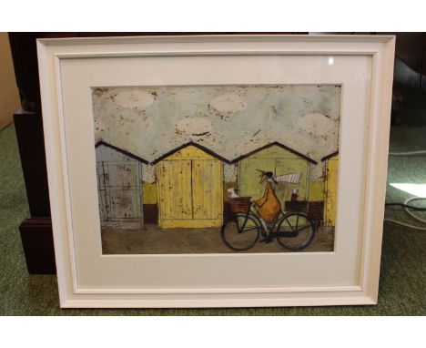 Sam Toft b.1964: 'Off for a Breakfast' Lithograph. 39 x 21cm not including margin or frame 