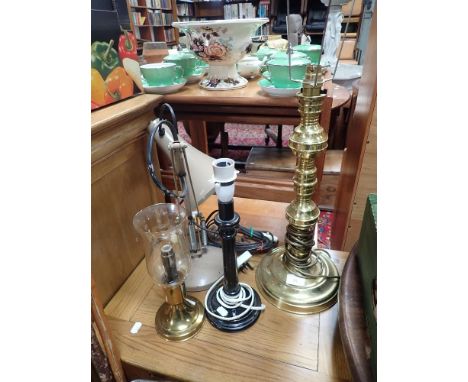 A HERBERT TERRY &amp; SONS LTD ANGLEPOISE LAMP, other lamps and sundries