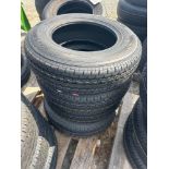 UNUSED Set of 4 ST205/75R15 Radial Trailer Tires