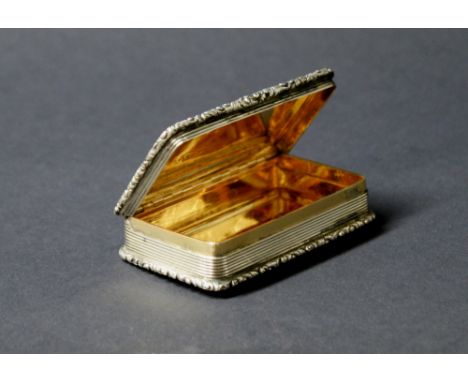 Nathaniel Mills snuff box, 1830/1831 Birmingham (58g)
