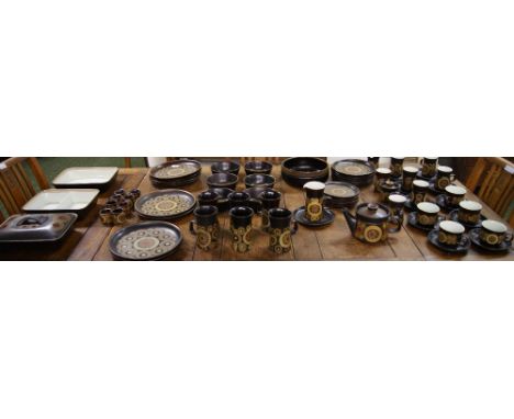 Denby "Arabesque"; tea and dinner service, sixty-eight pieces in total