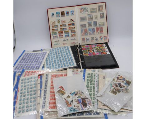 Case of Russian stamps, with some Japanese and Korean. Without case UK P&amp;P Group 2 (£20+VAT for the first lot and £4+VAT 