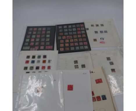 Queen Victoria and Edward VII stamps of British territory's including Canada, Jamaica and Cape of Good Hope, including a post