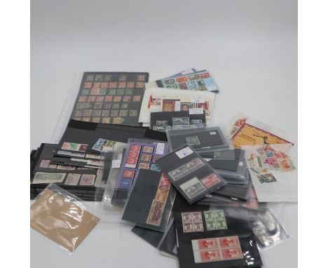 Case of carded and paged stamps, Commonwealth and world. Without case UK P&amp;P Group 2 (£20+VAT for the first lot and £4+VA