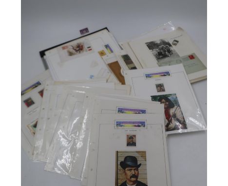 Case of stamps, featuring native Americans. Without case UK P&amp;P Group 2 (£20+VAT for the first lot and £4+VAT for subsequ