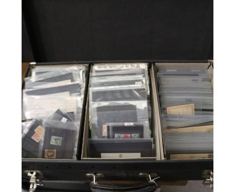 Case of carded stamp sets. Without case UK P&amp;P Group 2 (£20+VAT for the first lot and £4+VAT for subsequent lots) 