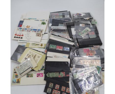 Large collection of world and UK territory's stamps, mint and postally used. UK P&amp;P Group 2 (£20+VAT for the first lot an