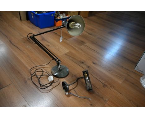 Picture lamp and Anglepoise lamp 