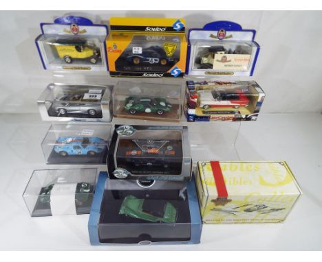 Diecast Models - eleven model motor vehicles to include Oxford Automobile Company 1:43 scale, Matchbox Collectables, Spark Mo