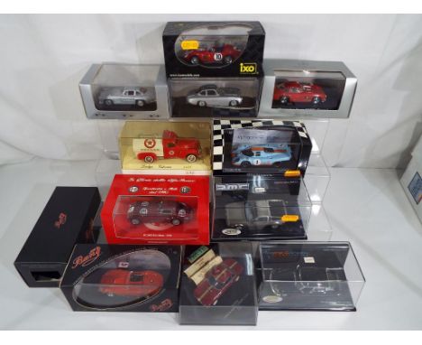 Diecast Models - eleven diecast model motor vehicles to include Vitesse, Mini Champs, Bang, IXO, Solido, Classic Collection C