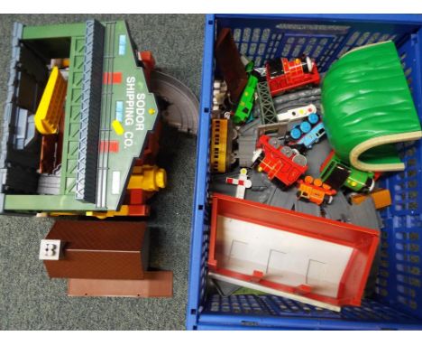 Model Railways - a Thomas the Tank Engine train playset by Ertl