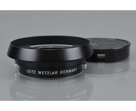 A Leitz Wetzlar 12504 35mm f/1.4 / 35mm f2 Lens Hood, G-VG, with cap