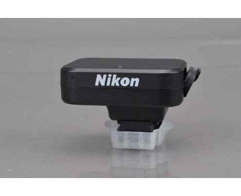 A Nikon 1 GP-N100 GPS Unit, for Nikon 1 cameras, untested, VG-E, in Nikon bag, with USB cable, manual, in maker's box