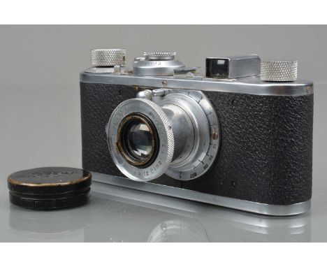 A Leitz Wetzlar Leica IA Camera, later factory chromed, serial no 2760, 1926-27, shutter working, slow to close in bulb, body