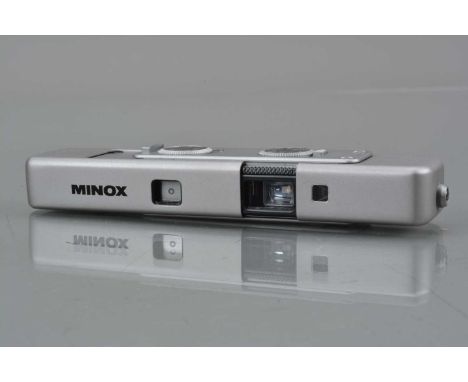 A Minox TLX Sub Miniature Camera, shutter working, camera responsive in auto, otherwise untested, body VG, elements VG