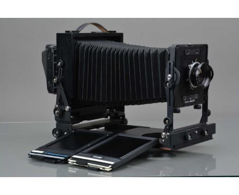 A Gandolfi Variant 5x4 Camera, serial no 0289, all moves freely, body G-VG, bellows G-VG, with Schneider Kreuznach MC Symmar 