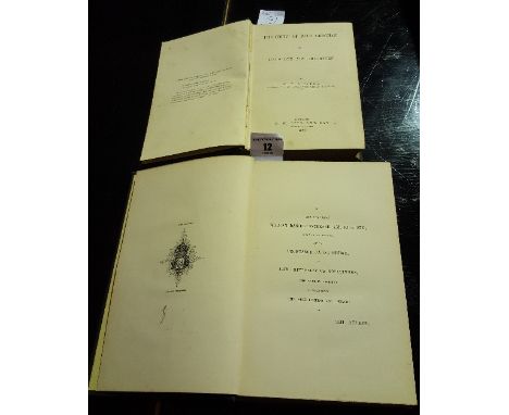 The Court of Rath Croghan (or Dead but Not Forgotton) by M.L. O'Byrne. Dublin: Gill and Son 1887; & The Eastern Origin of the