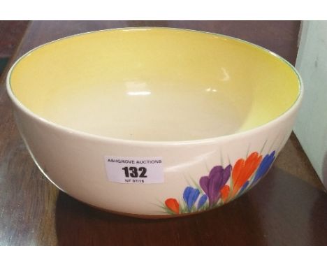 A Good Clarice Cliff Bowl in the Crocus Pattern.