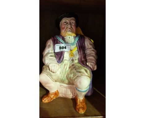 A Melba Toby Jug of Henry the Eighth.